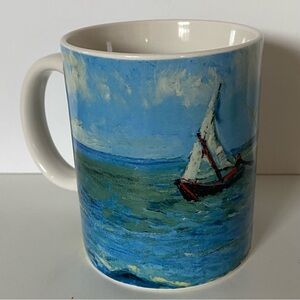 Sailboat Art Ceramic Mug